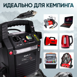 Пусковое устройство 12/24В, 36 000 мАч, мин. 12v1100A/24v500A макс. 12v2200A/24v1100A iCartool IC-CBL36