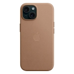 Тканевый чехол с поддержкой MagSafe Apple FineWoven Case для iPhone 15, Taupe (Светло-бежевый)