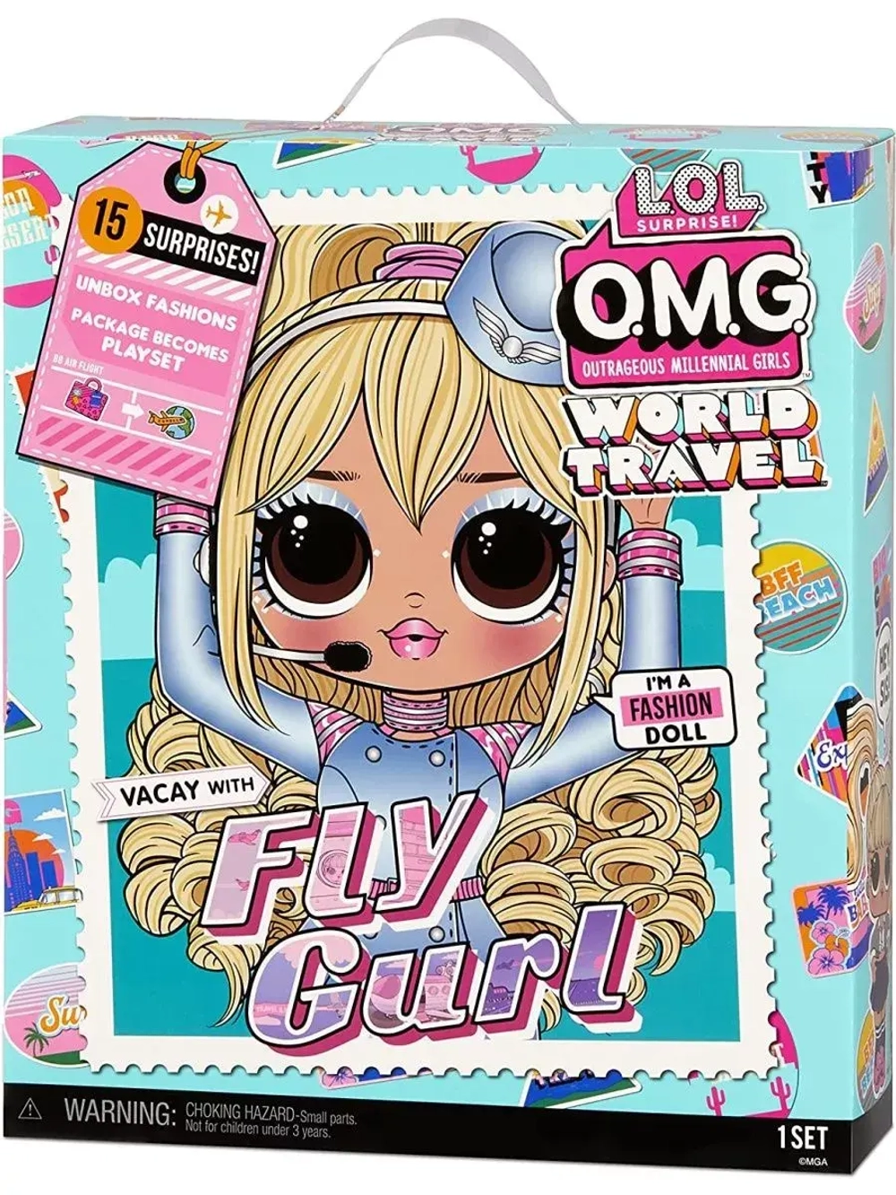 Кукла Лол Омг Lol Omg Travel Fly Gurl большая оригинал 25 см