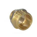 Ниппель латунь никель переходной Ду 40х32 (1 1/2"х1 1/4") НР 9023 ГОСТ 32585-2013 Aquasfera 9023-11