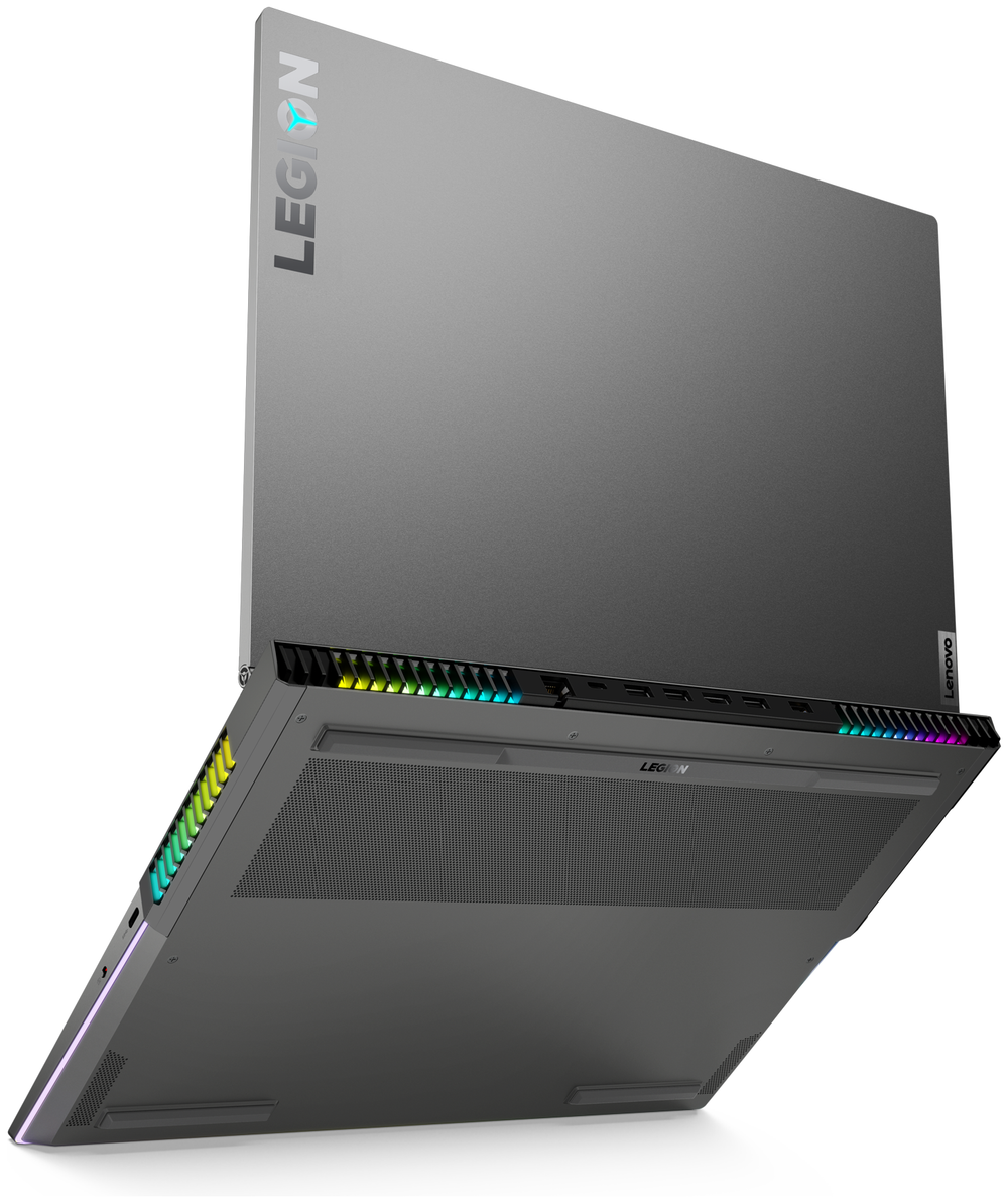 Ноутбук Lenovo Legion 7 16ACHg6 (82N6001LRK) 16"/AMD Ryzen 9 5900HX/RAM 32GB/SSD 1TB/NVIDIA RTX 3080 16GB/2560*1600/IPS/DOS/Подсветка кл-ры: RGB/черный. Состояние: B1