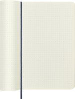 Блокнот Moleskine Classic Soft (QP619B20) 13х21см 192стр. пунктир мягкая обложка синий сапфир