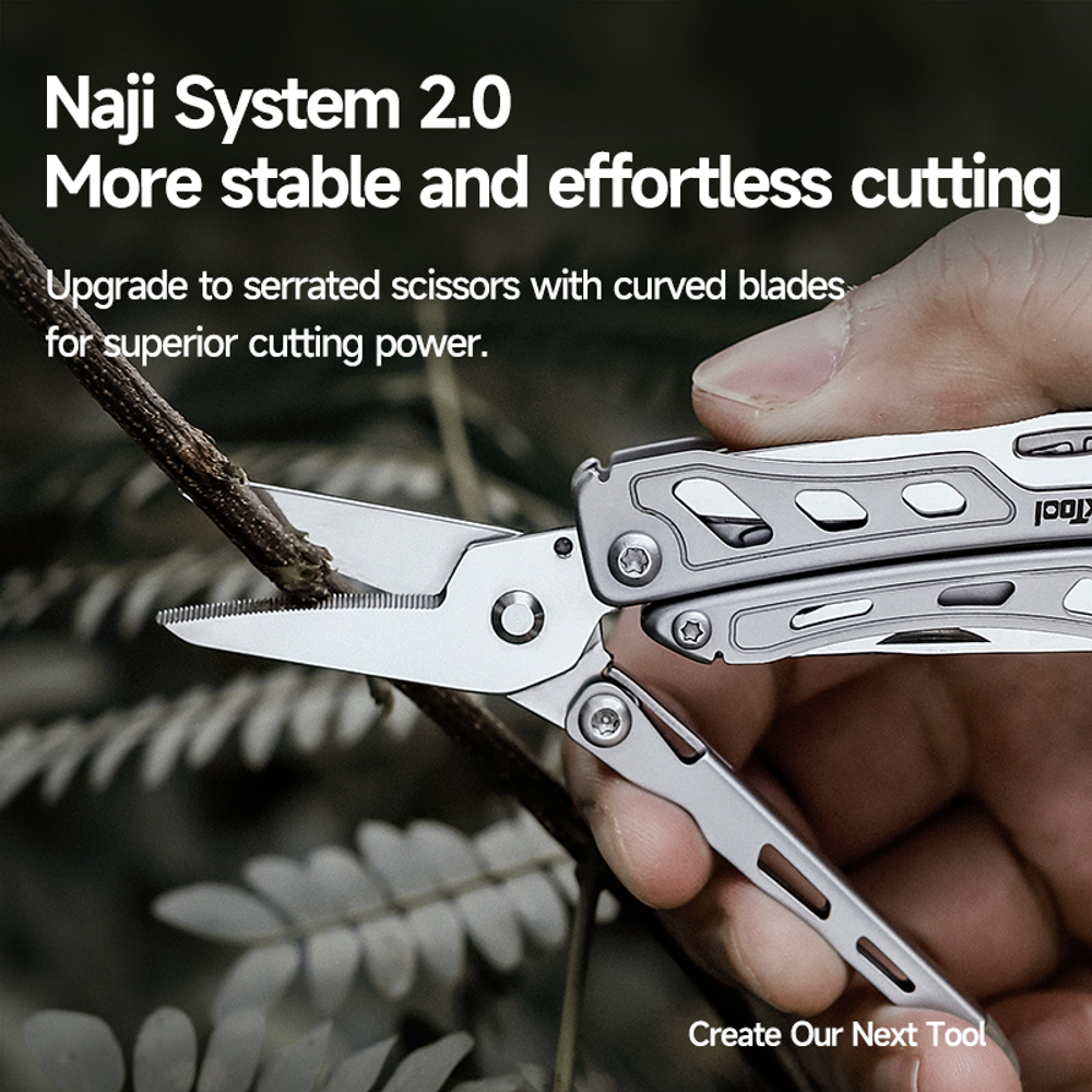 Мультитул Nextool Mini Flagship F12, серый (NE20410)