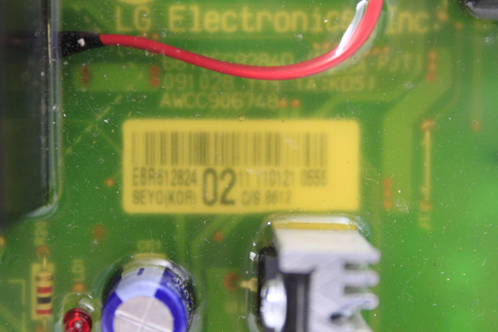 Модуль управления стиральной машины LG F1068LD (EBR61282402)