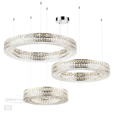 4927/98L L-VISION ODL24 583 хром/металл/хрусталь Люстра LED 98W 4000K 5850Лм PANTA