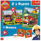 Puzzle "2in1 + memos" - Firefighters in action / Prism A&amp;D Fireman Sam