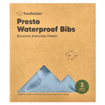 KeaBabies, Водонепроницаемые нагрудники Presto, для детей 6–36 месяцев, шифер, 3 шт. В упаковке