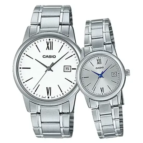 Парные часы Casio Standard: MTP-V002D-7B3 и LTP-V002D-7B3