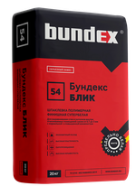 54 Шпатлевка полимерная "Бундекс Блик" (20 кг) супербелая
