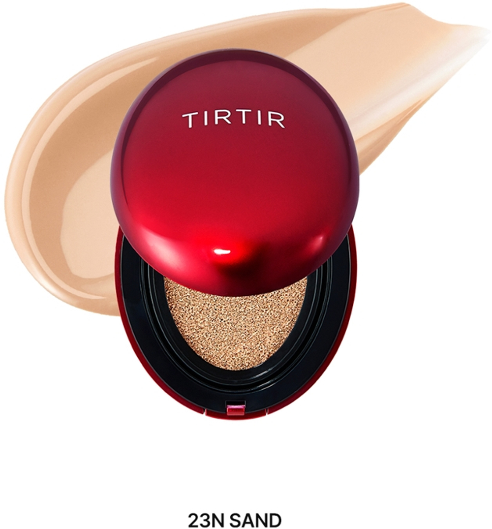 TIRTIR Mask Fit Red Cushion - Долговременное основание в губке оттенок 23N Sand, 18 g