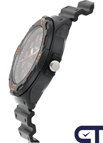 CASIO MRW-200H-4B — спортивные аналоговые часы с вращающимся безелем