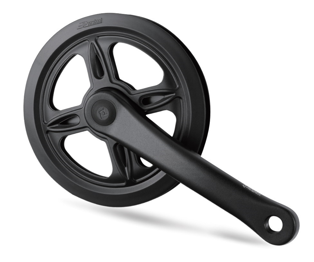 Система Prowheel CITY/FOLDING 1x1S, 36T, сталь, защита, 152, алюм, Chainline 45, под 116 черн.