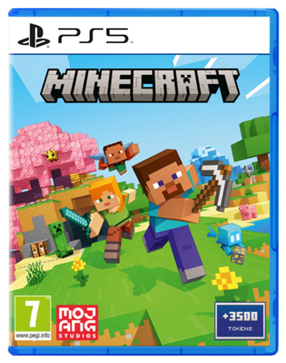 Minecraft + 3500 жетонов (диск для PS5, полностью на русском языке)
