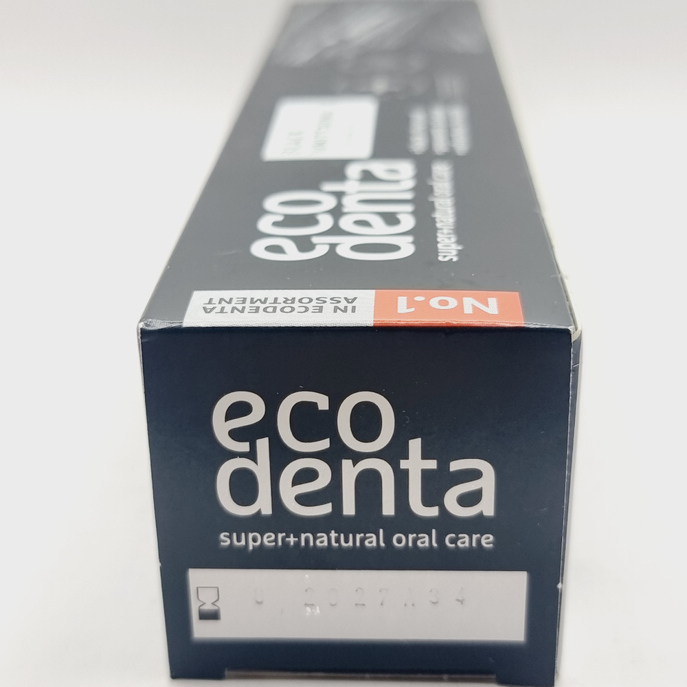Зубная паста отбеливающая с углем Ecodenta Black Whitening, 100 мл (из Финляндии)