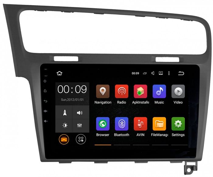 Магнитола для Volkswagen Golf 7 2012-2020 - Airok RX-3715 Android 13, Быстрая, SIM-слот