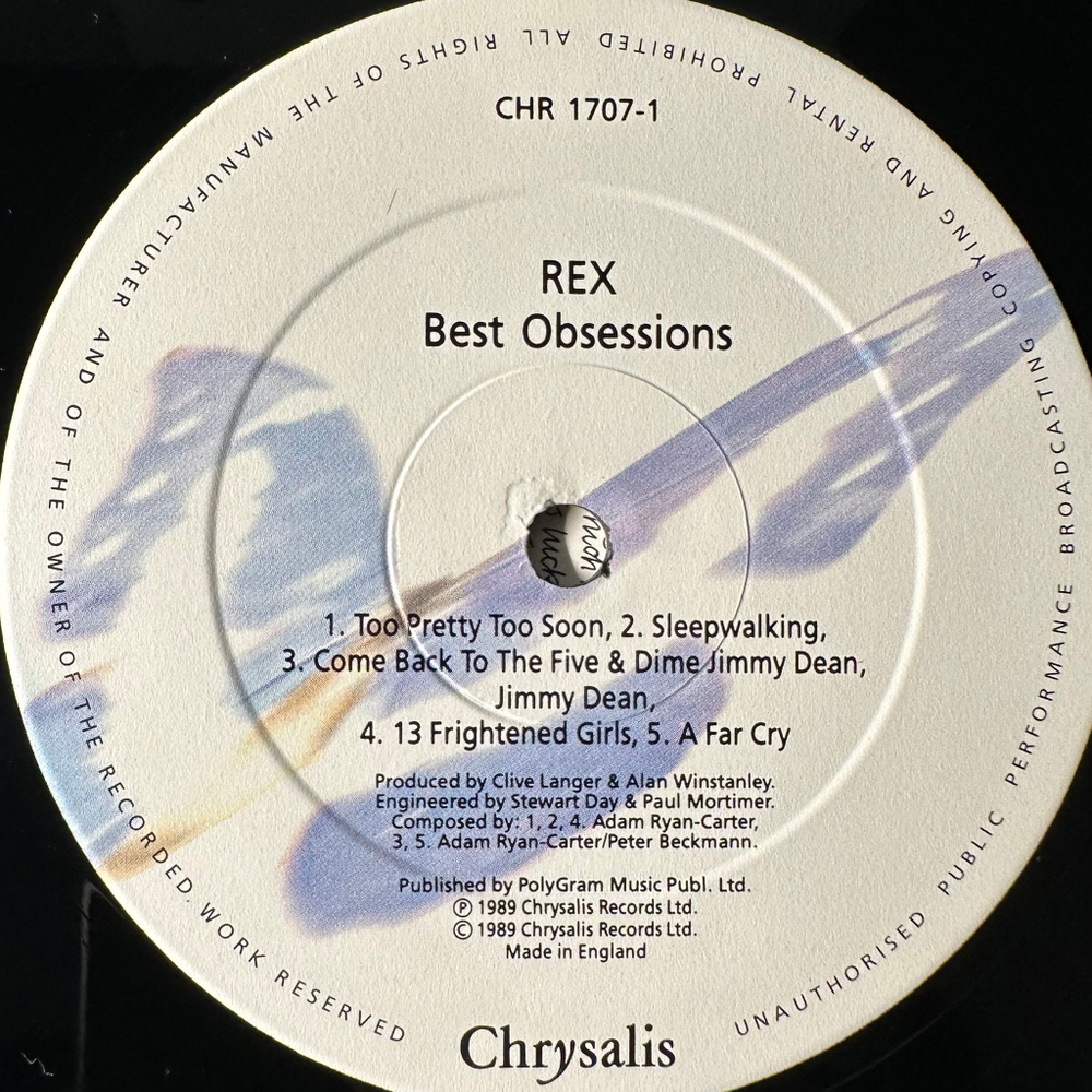Rex ‎– Best Obsessions (Англия 1989г.)