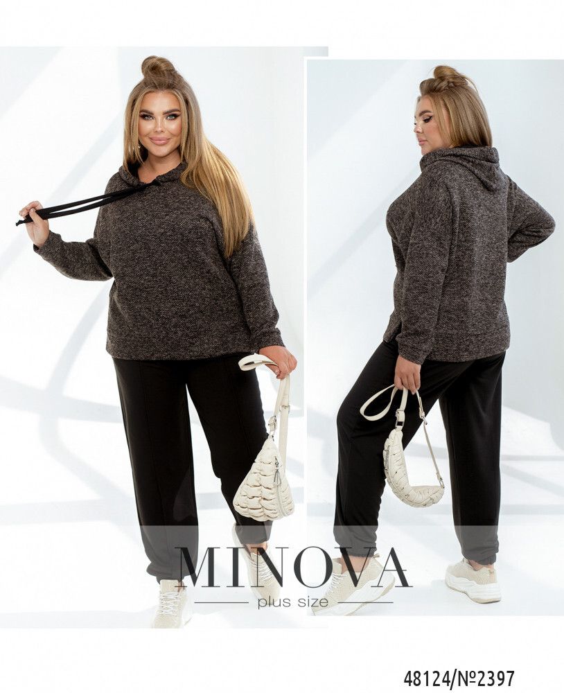 Костюм 2397-черный-беж Minova