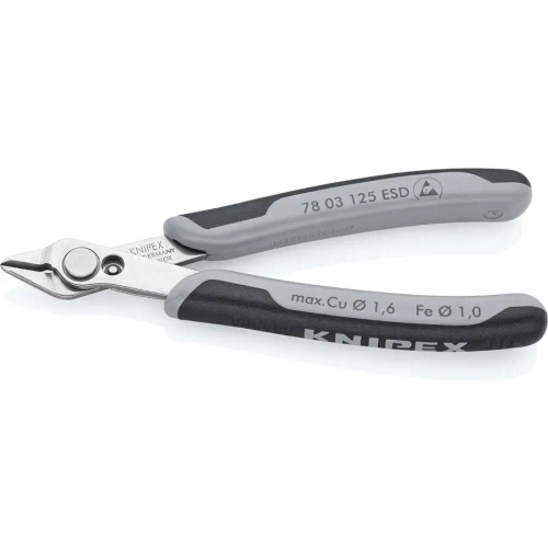 Кусачки прецизионные Electronic Super Knips® ESD 125 мм Knipex 78 03 125 ESD
