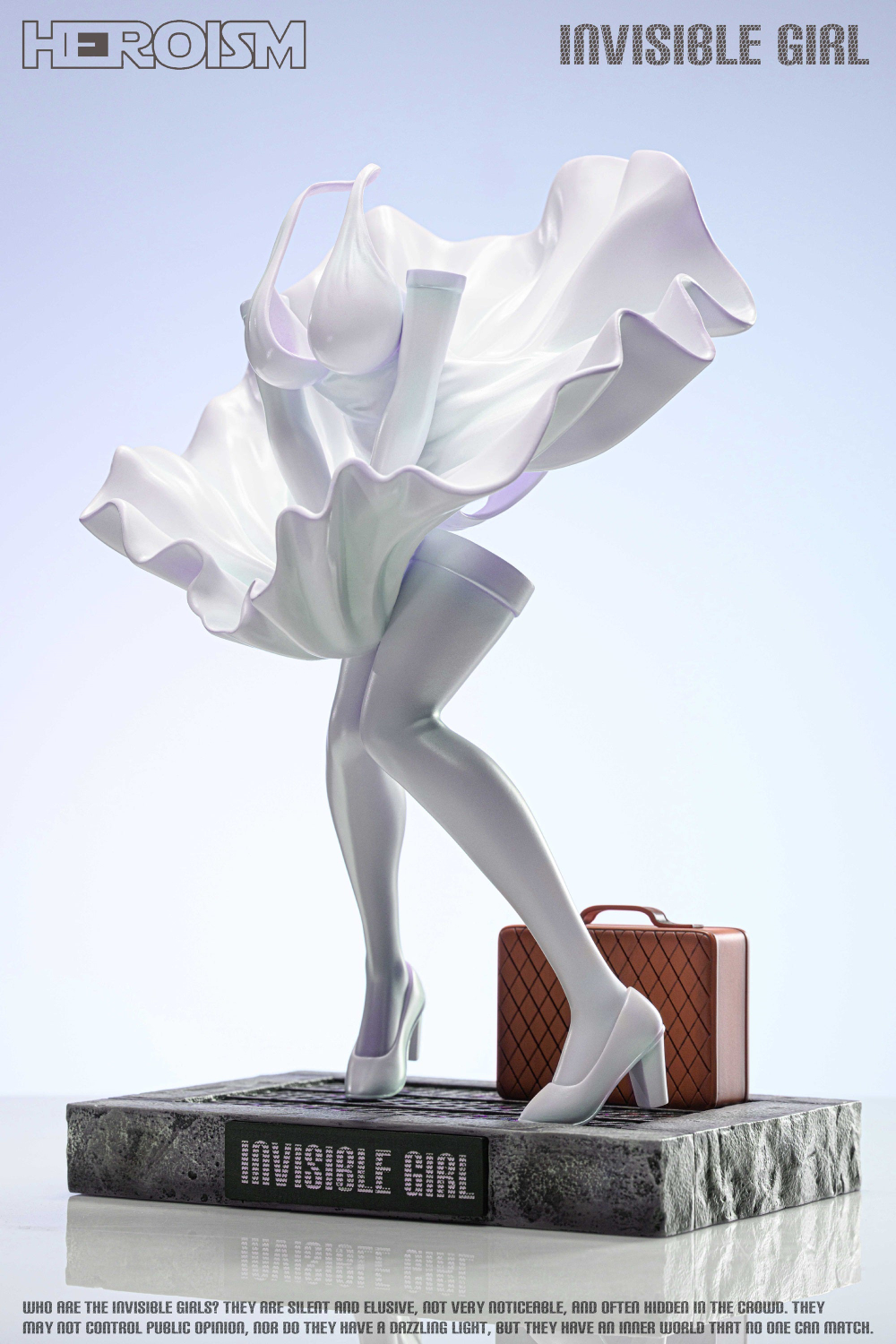 Статуя Heroism Studio Invisible Girl Невидимая девушка