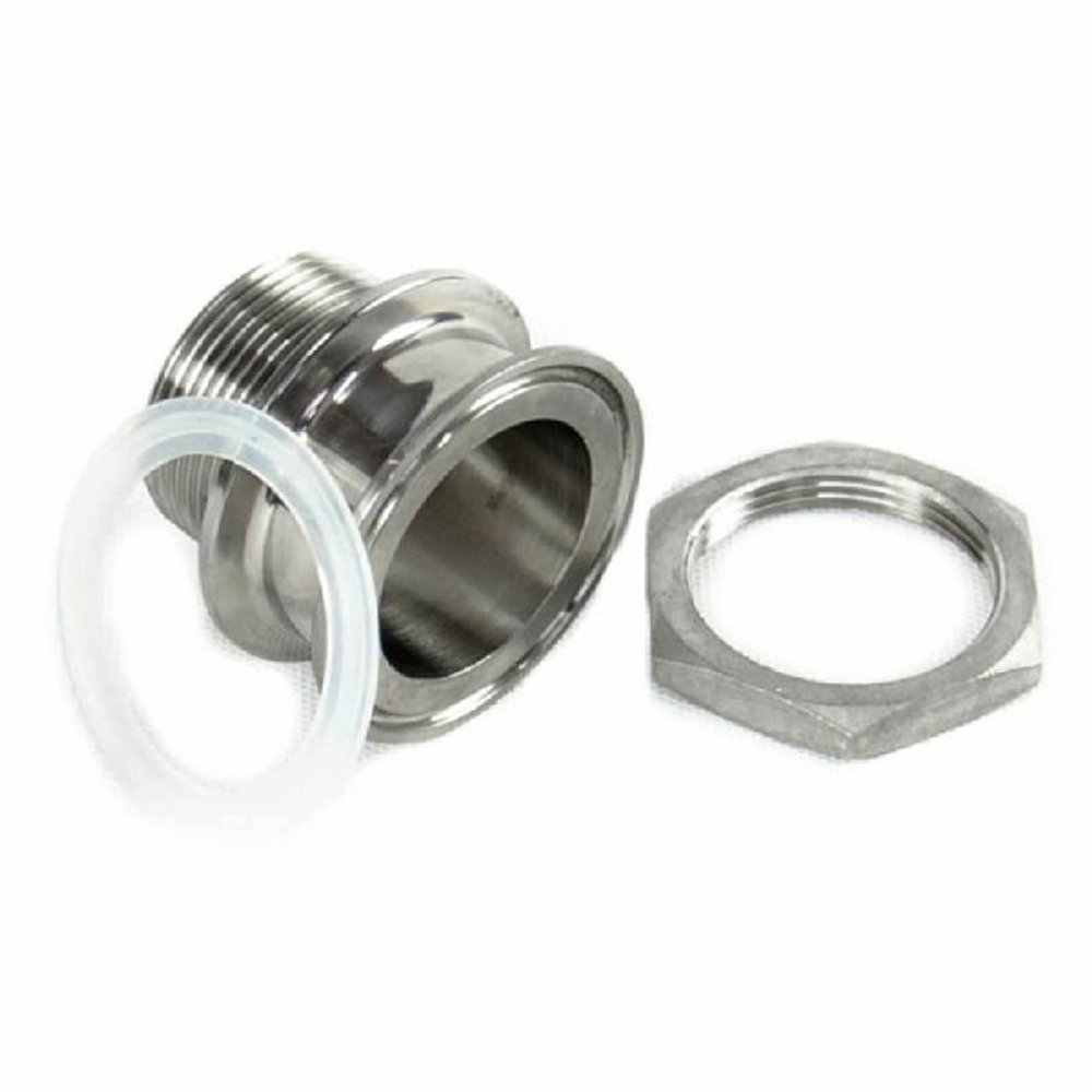 Врезка в куб, кламп 1,5", резьба 1"