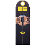 Кабель HOCO X20 USB-microUSB 2.4A 1м PVC Black