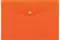 Конверт на кнопке Бюрократ -PK804A5NOR A5 непрозрачный пластик 0.18мм оранжевый
