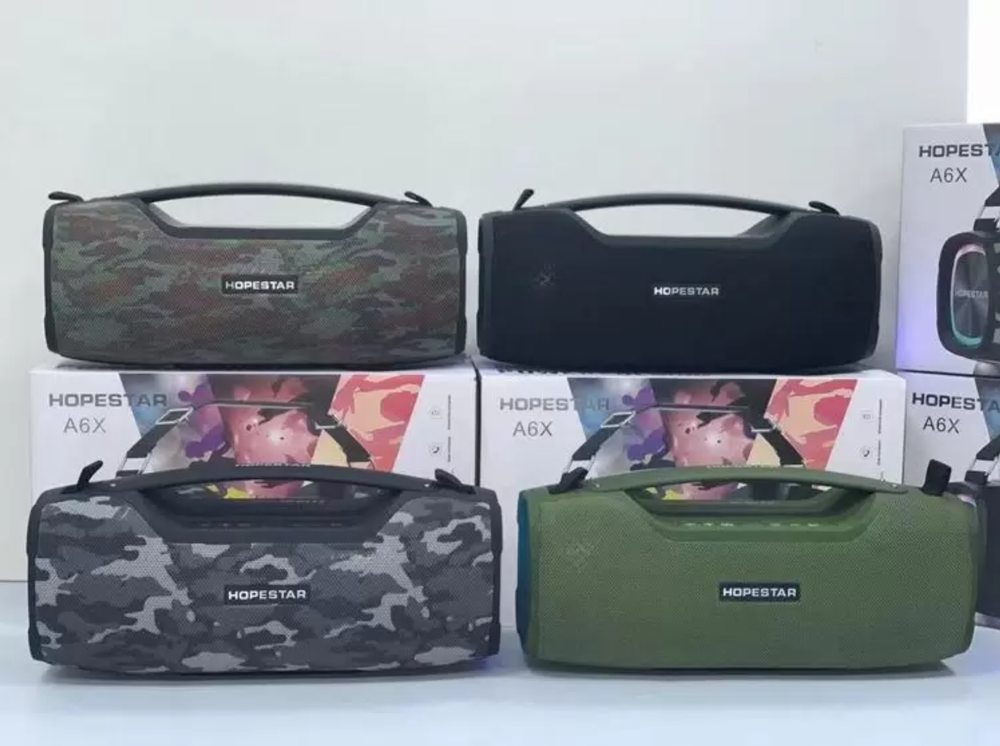 Колонка портативная HopeStar A6X черная / Портативная Bluetooth колонка Hopestar А6Х хаки