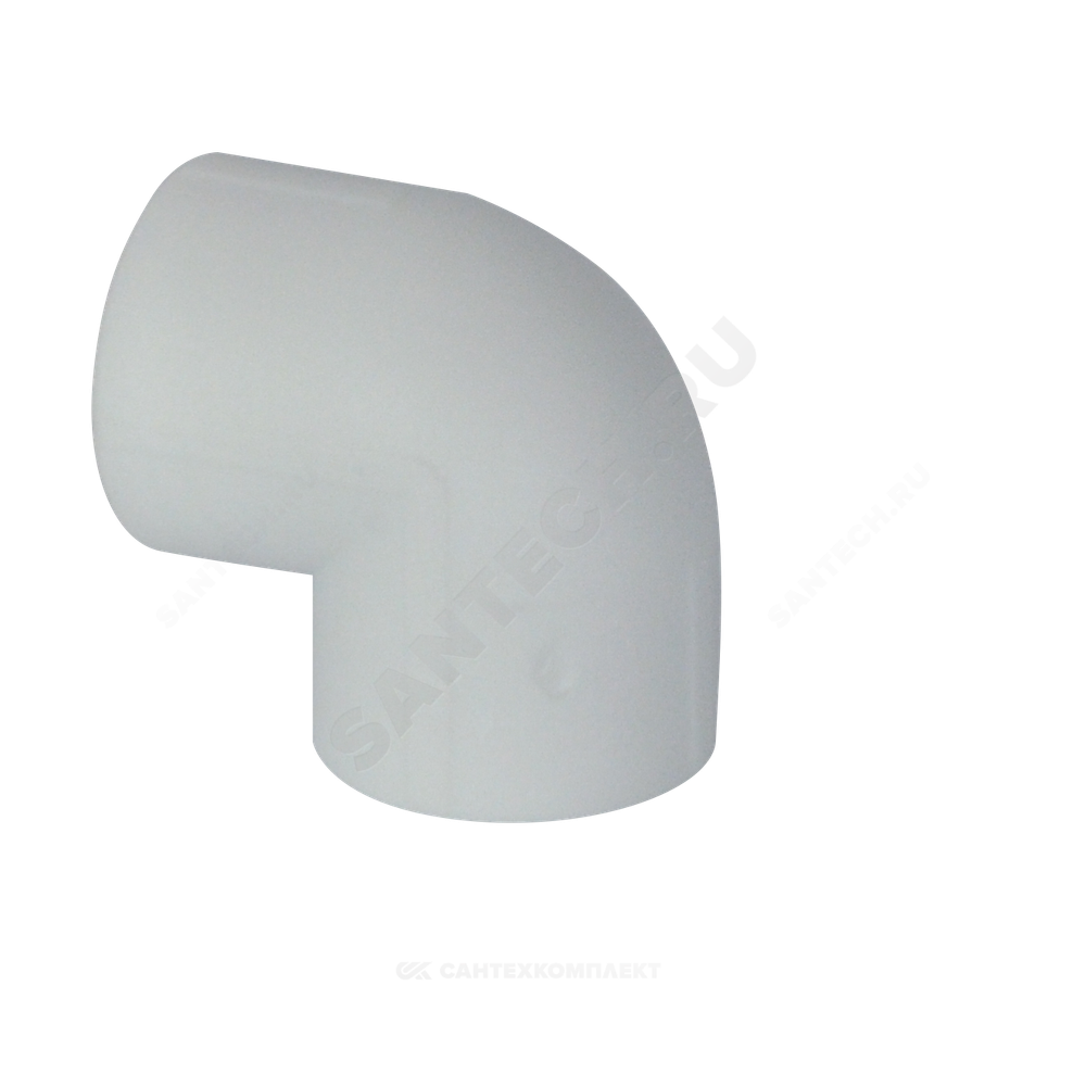 Угольник PP-R белый Дн 40х90гр внутренняя пайка VALFEX 10108040