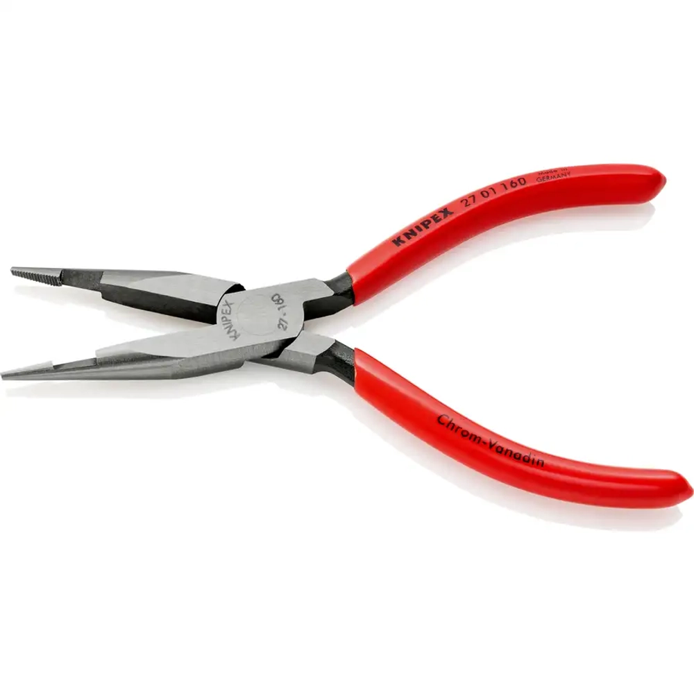 Плоские круглогубцы с режущими кромками в средней части 160 мм Knipex 27 01 160