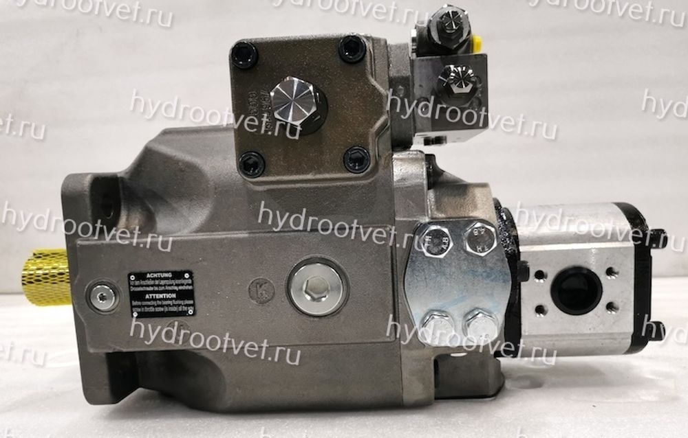 A4VSG40EO1/10X-PZB10N000N - Насос аксиально-поршневой регулируемый реверсивный с наклонной шайбой, рабочий объем 40 см3, EO1 = электронное регулирование пропорциональным клапаном, номинальное давление 350 бар