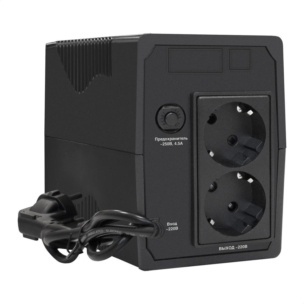ИБП EXEGATE POWER BACK EP276528RUS 650VA/360W 2XSCHUKO LED