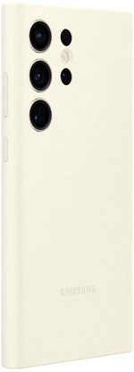 Силиконовый чехол для Samsung Galaxy S23 Ultra, бежевый (Из Финляндии)