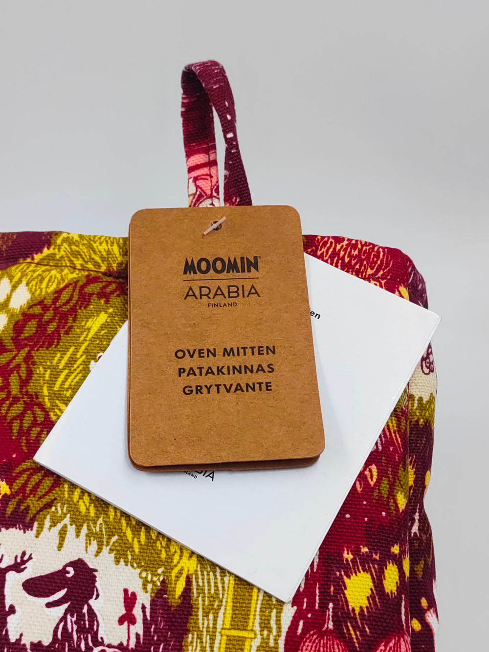 Прихватка-варежка Moomin Arabia "Праздничные моменты" с петелькой, 15х34 см