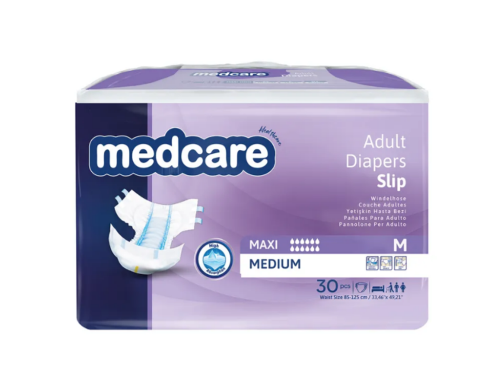 Подгузники для взрослых MEDCARE MAXI M (85-125/30шт) ночные
