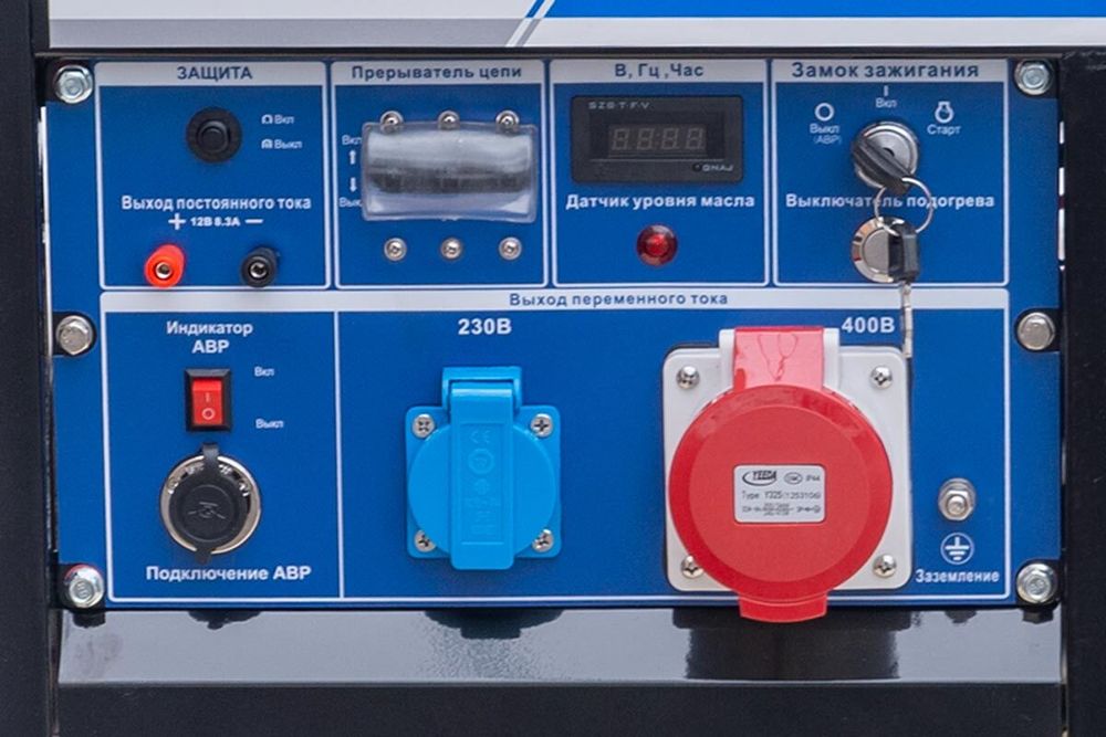 Дизель генератор TSS SDG 6000EH3A - [6 кВт / 380V] с блоком АВР