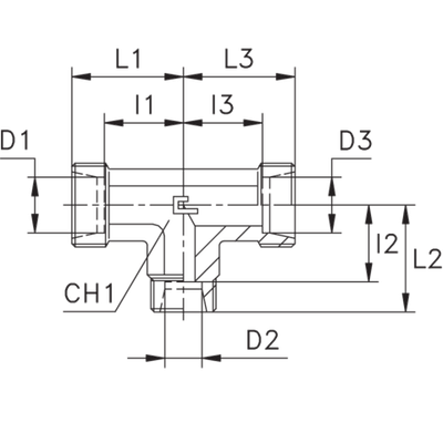 Соединение PRT DS16 12 16 (корпус)