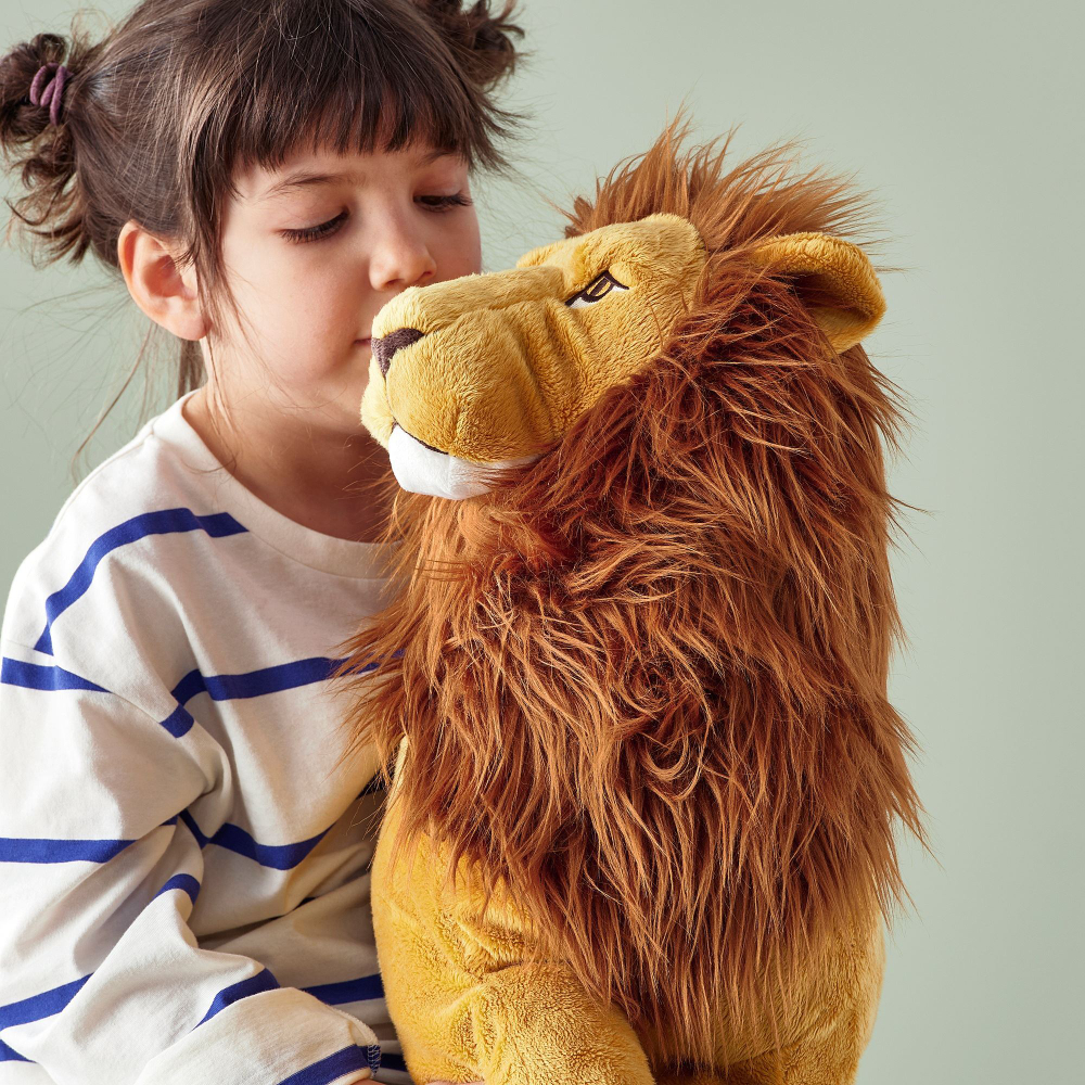 Мягкая игрушка IKEA DJUNGELSKOG (ДЬЮНГЕЛЬСКОГ), Лев, 70 см