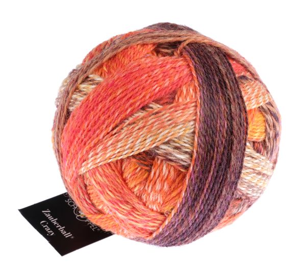 Пряжа Schoppel Crazy Zauberball / уп.5 мот. по 100 г, 420 м, 1153-2472