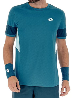 Мужская теннисная футболка Lotto Tech и D1 Tee - blue