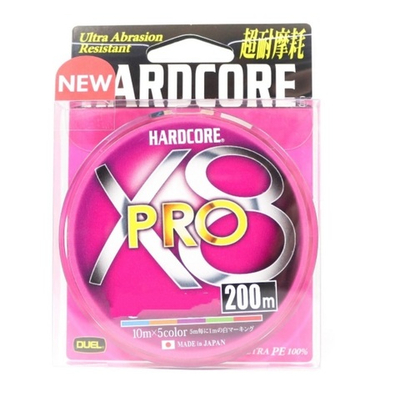 Плетеный шнур для рыбалки Duel PE Hardcore X4 PRO