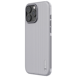 Усиленный чехол серого цвета (Titanium Gray) от Nillkin для iPhone 16 Pro, серия Super Frosted Shield Pro