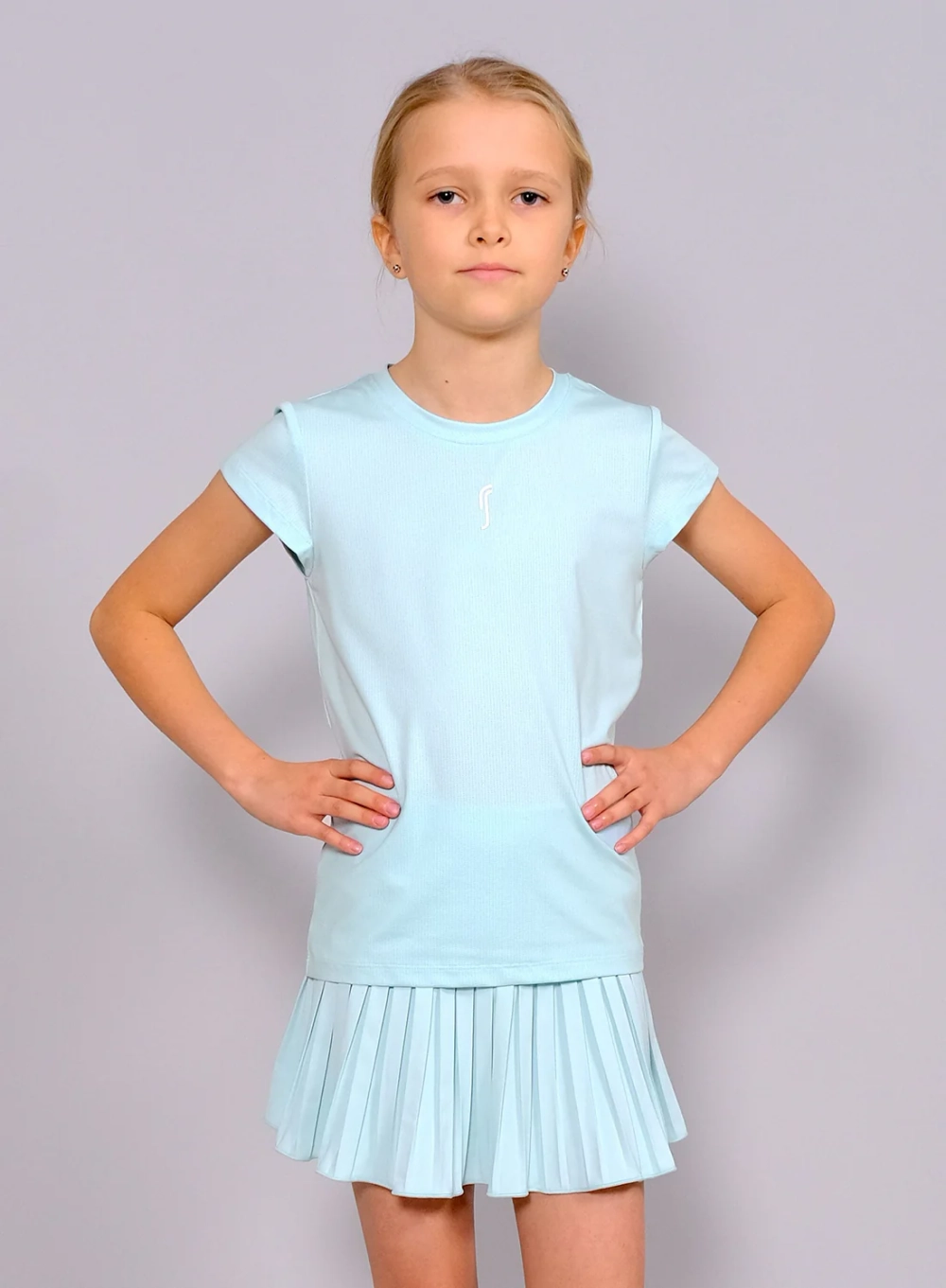 Майка для девочек RS  Performance Top - Mesh REC (Soft Teal/White) 252J005-003