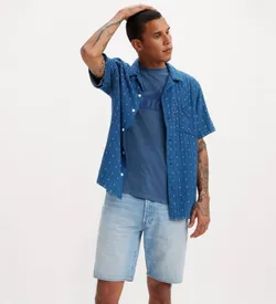 Шорты джинсовые мужские LEVI'S 501®ORIGINAL SHORTS LIGHT INDIGO - WORN IN