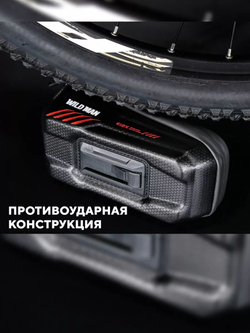 Сумка WILD MAN E12X съемная для велосипеда (с козырьком)