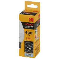 Лампа светодиодная Kodak LED B35-7W-840-E14 K 7Вт свеча нейтральный белый свет Е14 | Лампы cветодиодные Свеча (B/C)