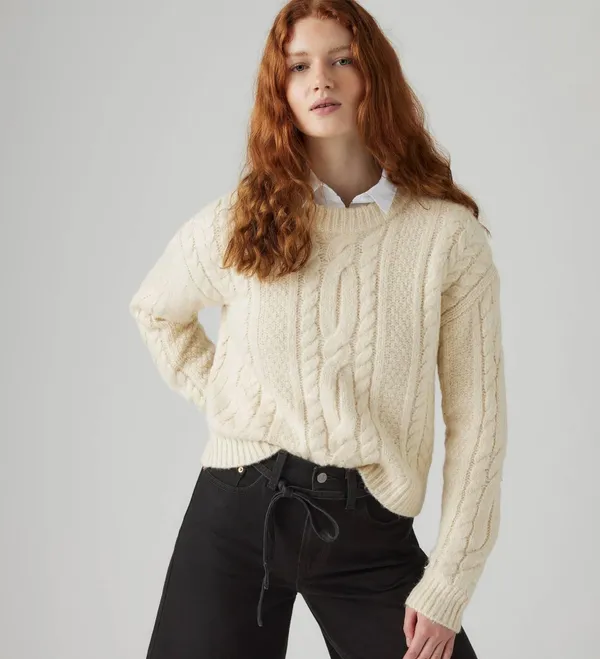 Джемпер женский LEVI'S INES CABLE SWEATER TOFU