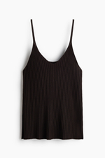 Топ в резинку из вискозы - H&M