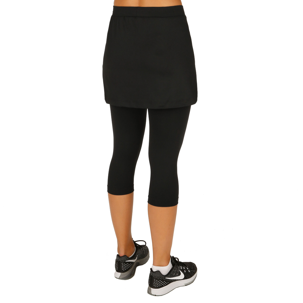 Женская теннисная юбка Limited Sports Club Fancy Scapri With 7/8 Tights Women - Black, White