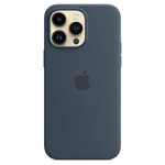 Силиконовый чехол с поддержкой MagSafe Apple Silicone Case для iPhone 14 Pro Max, Storm Blue (Штормовое небо)