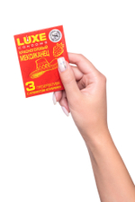 Презервативы Luxe конверт Красноголовый мексиканец клубника 18 см 3 шт